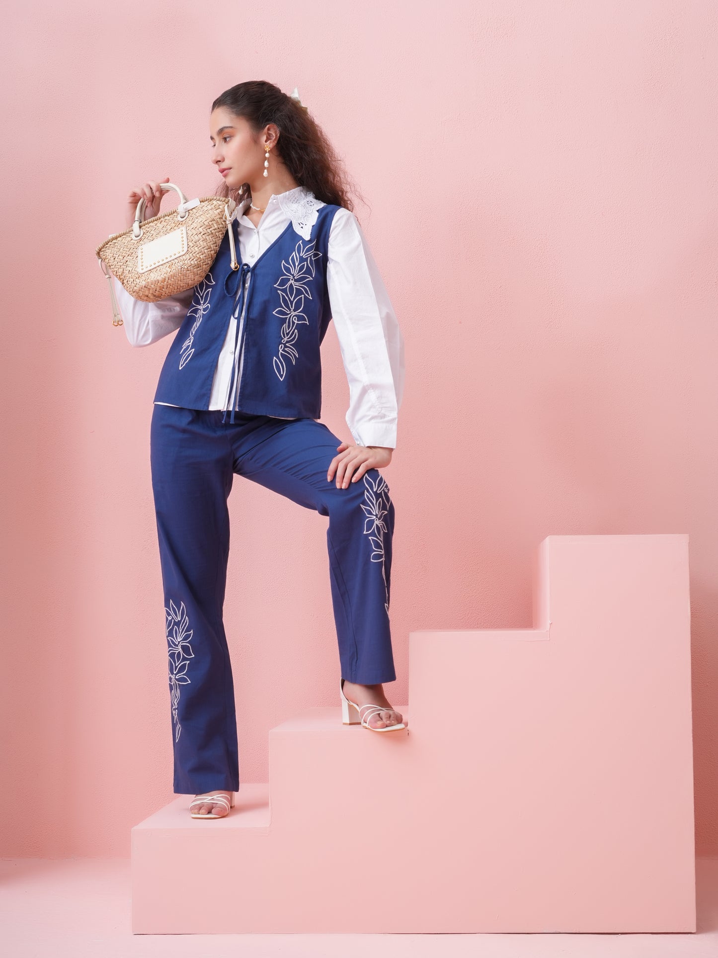 Indigo Poise Co-ord Set