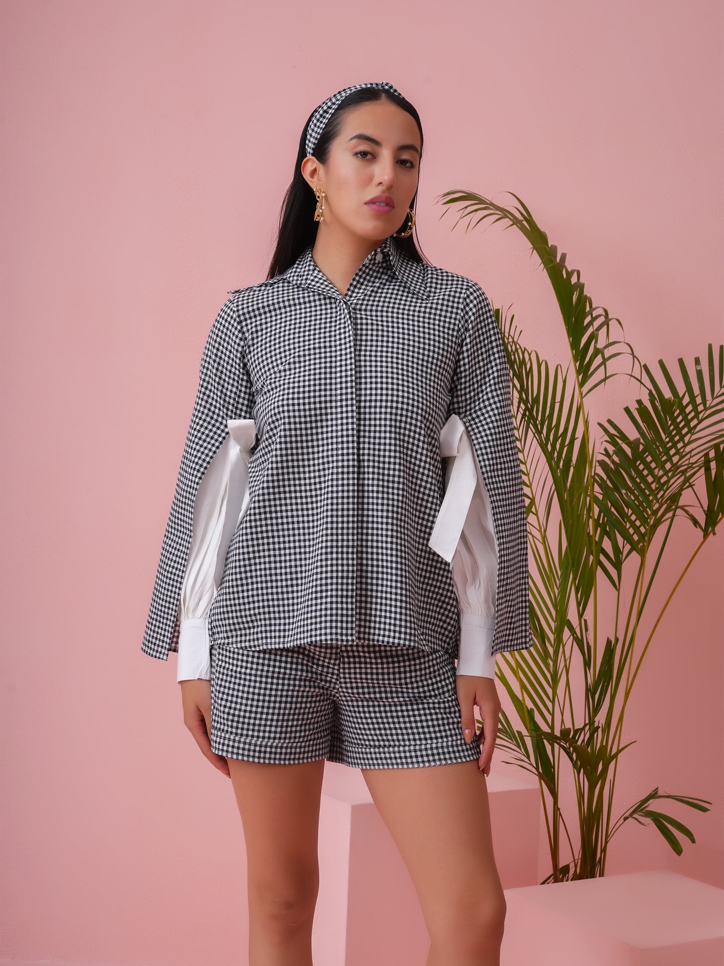 Gingham Crush in Black