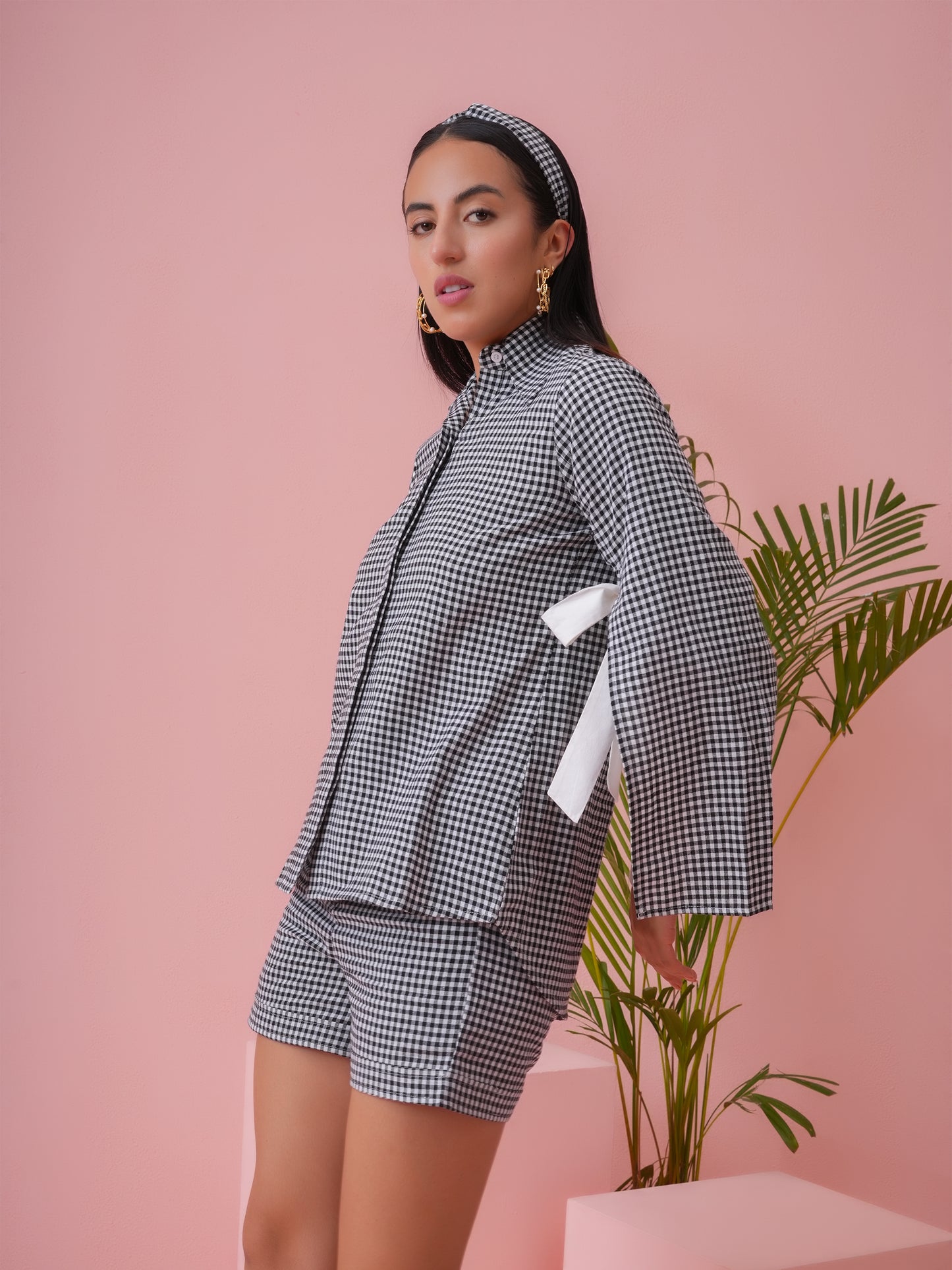 Gingham Crush in Black
