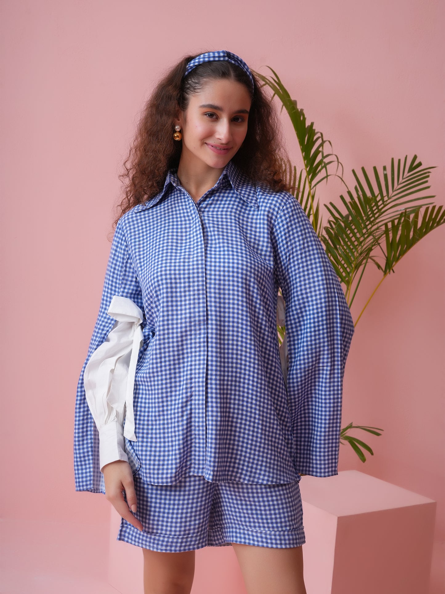 Gingham Crush in Blue