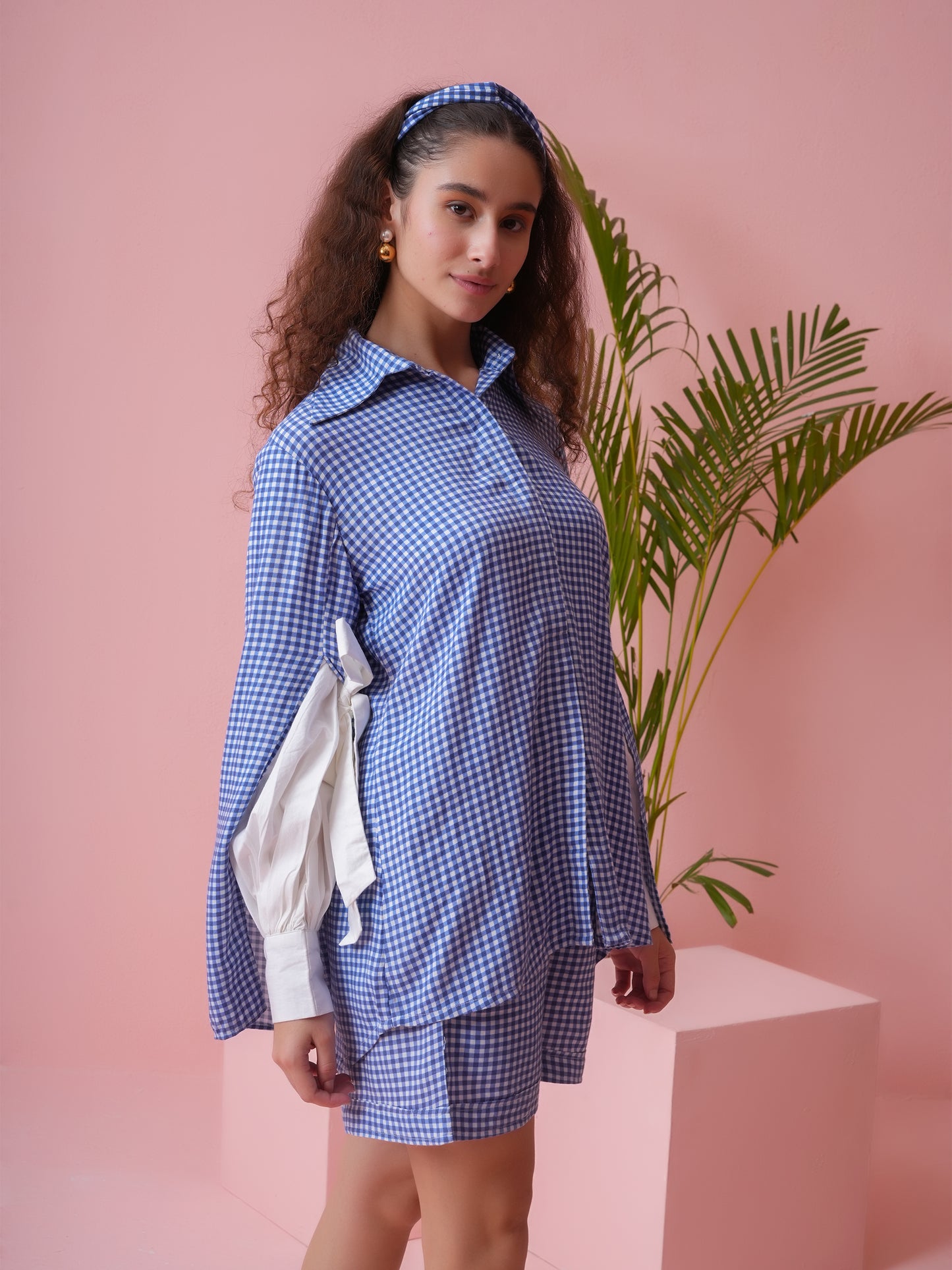 Gingham Crush in Blue