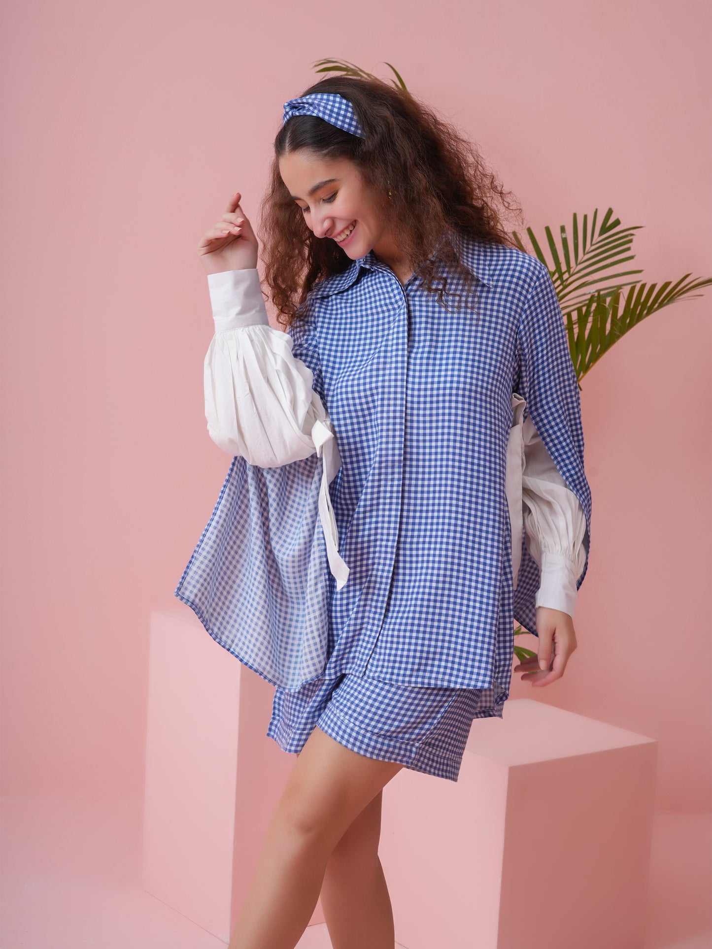 Gingham Crush in Blue