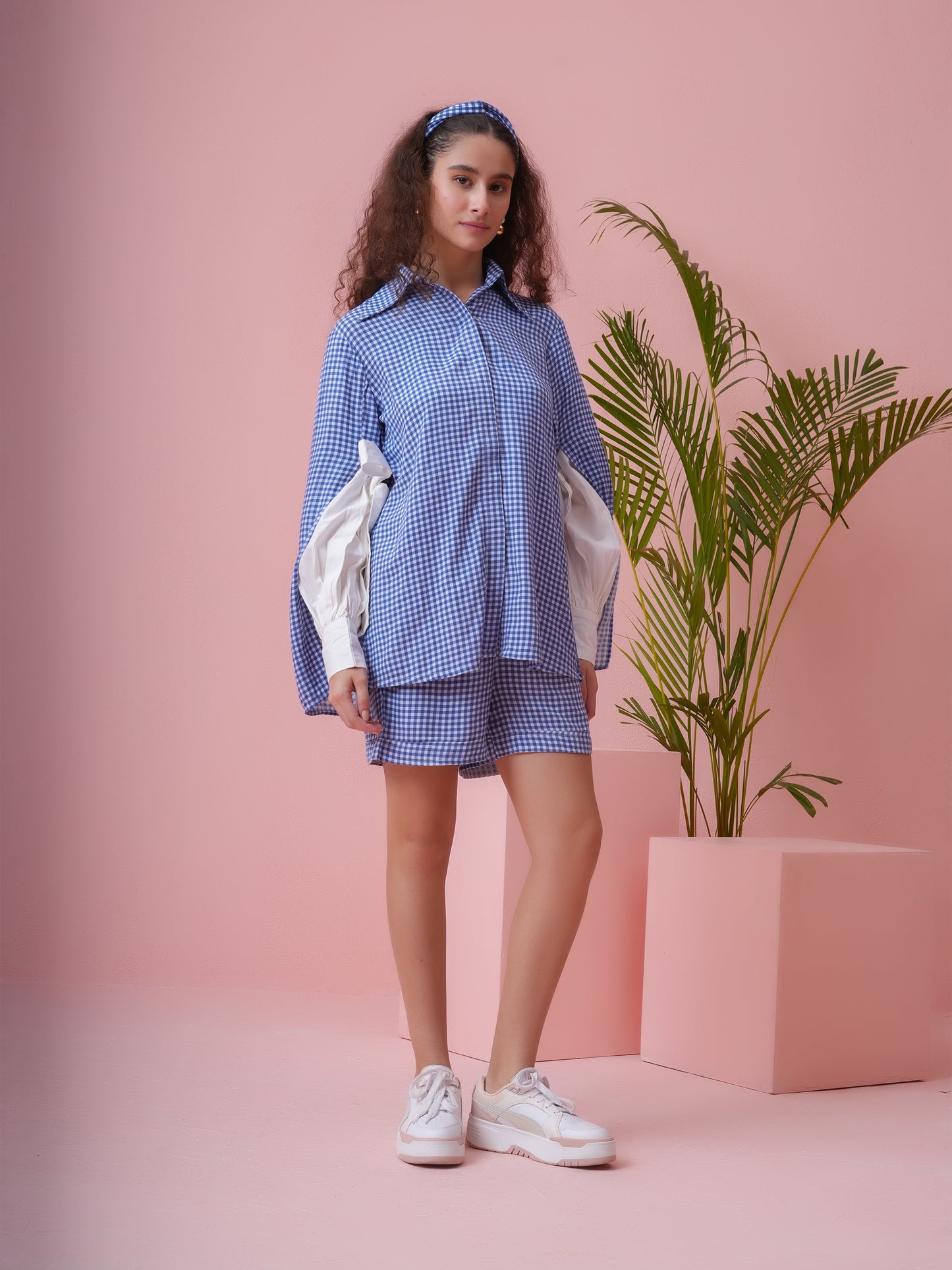 Gingham Crush in Blue