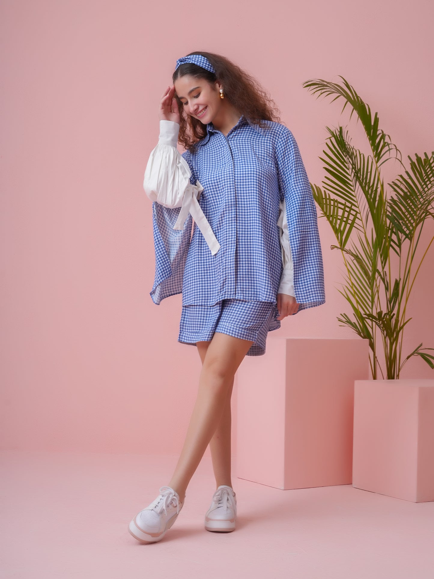 Gingham Crush in Blue