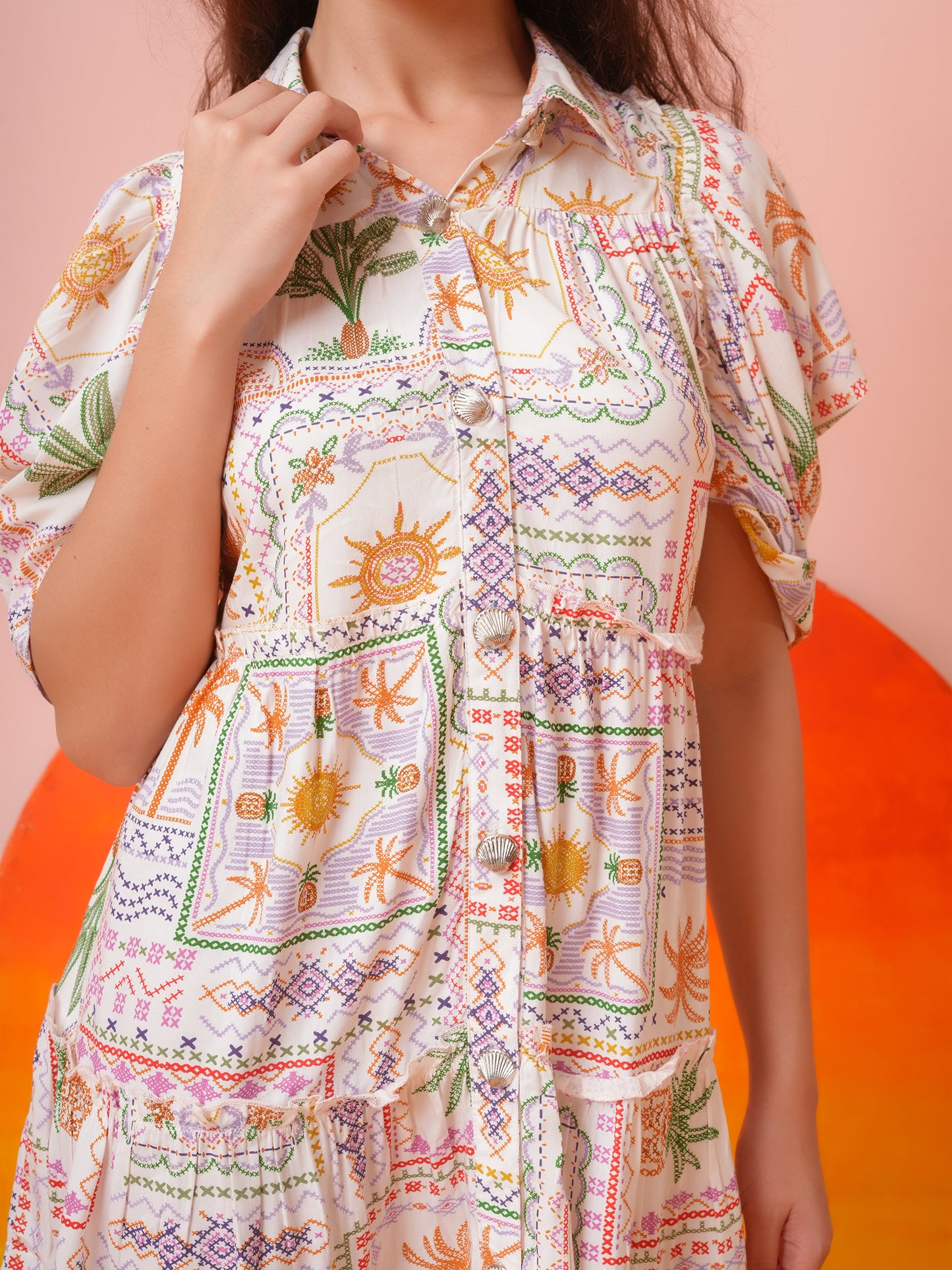 Lemon Riviera Dress