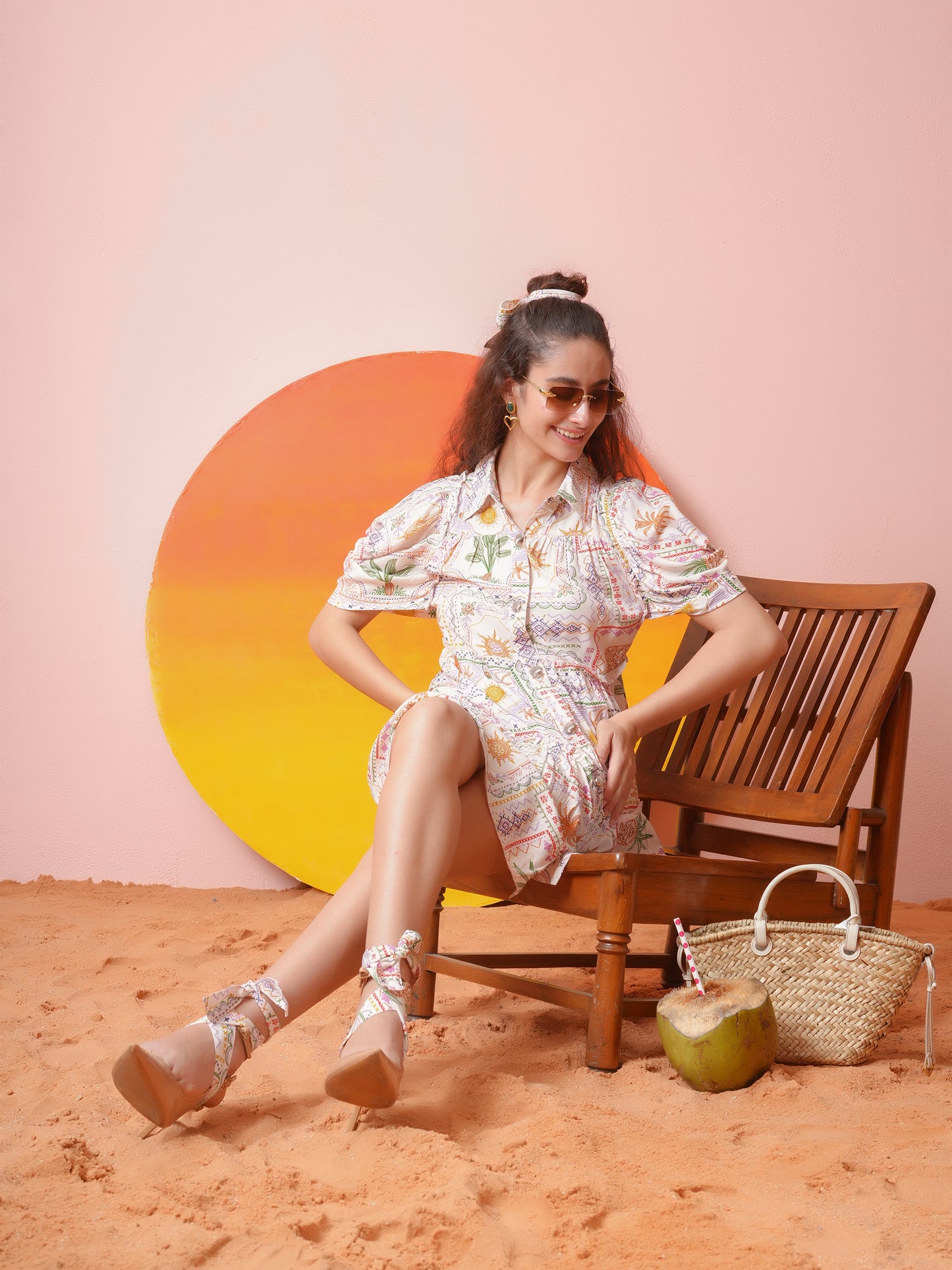 Lemon Riviera Dress