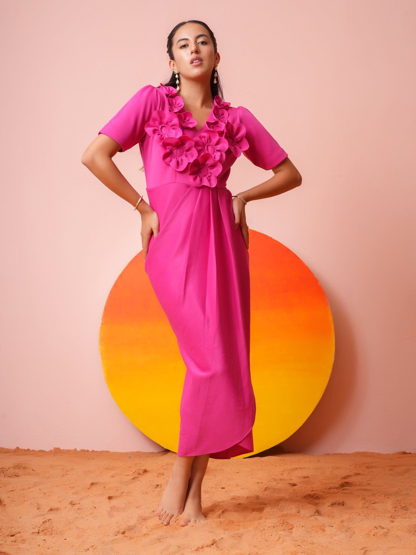 Portofino Rose Dress