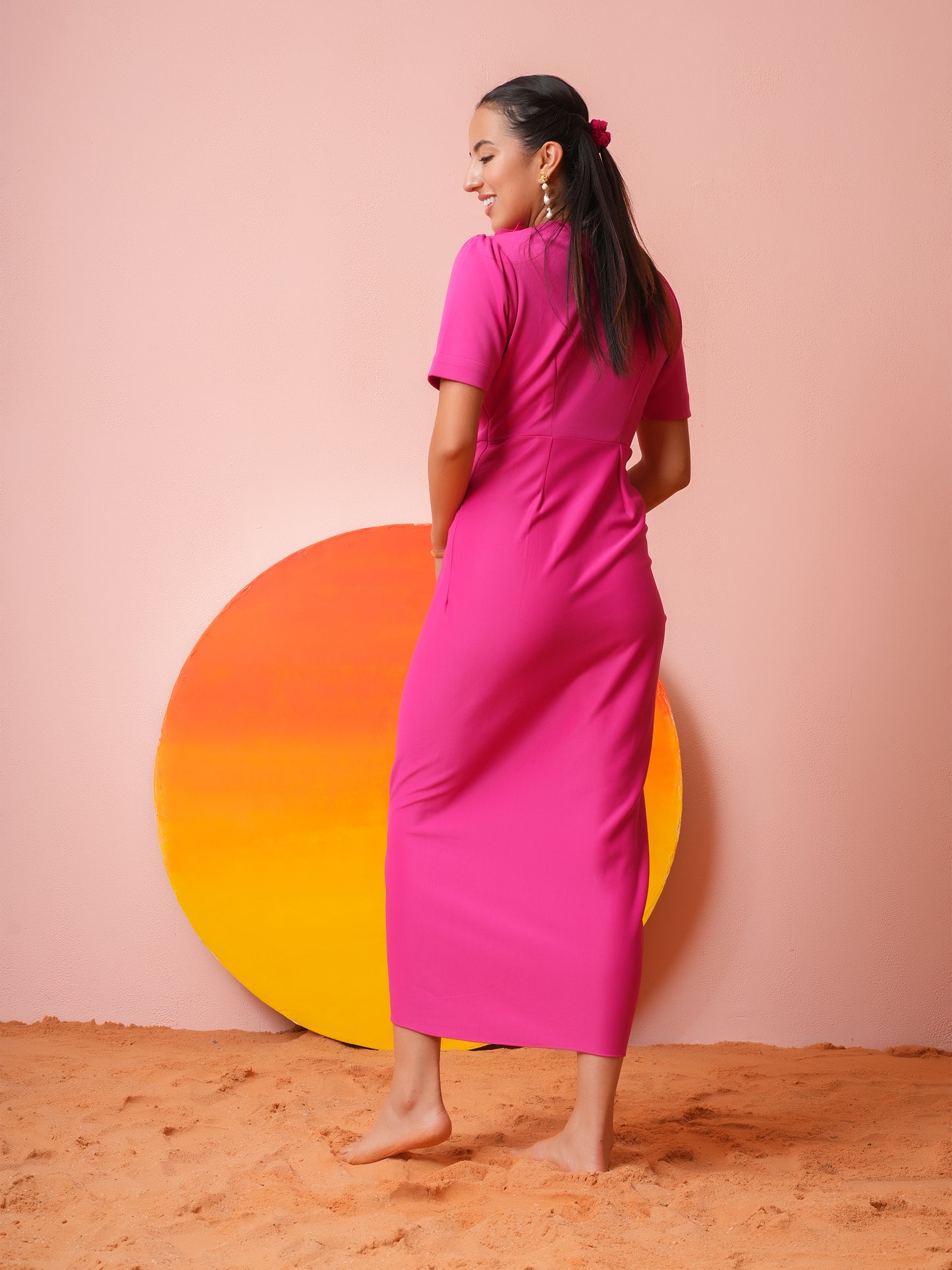 Portofino Rose Dress