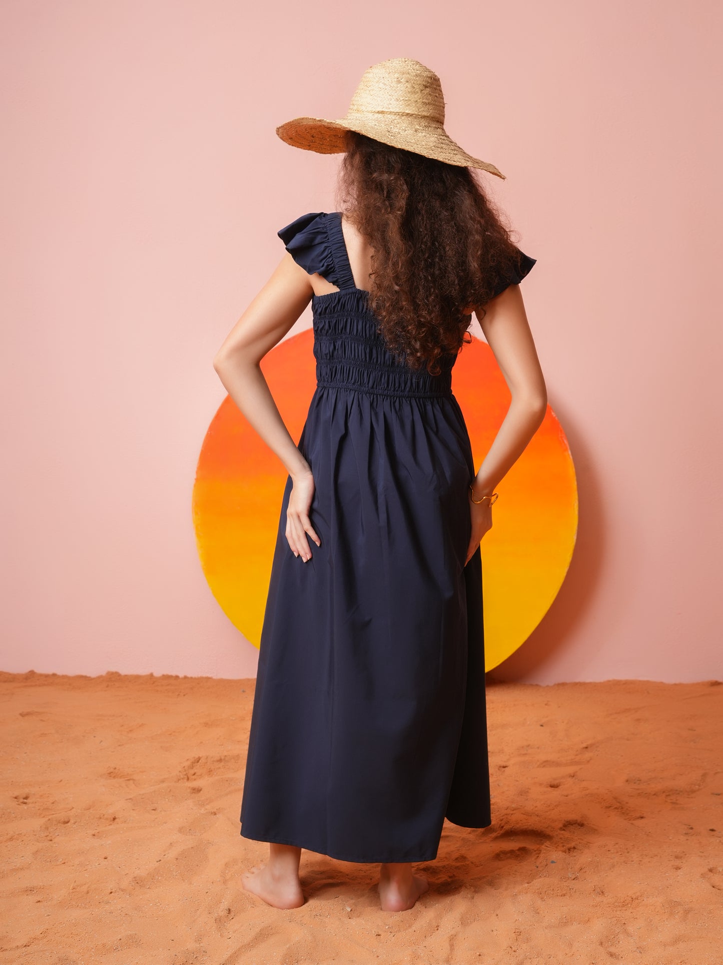 Navy Mirage Dress