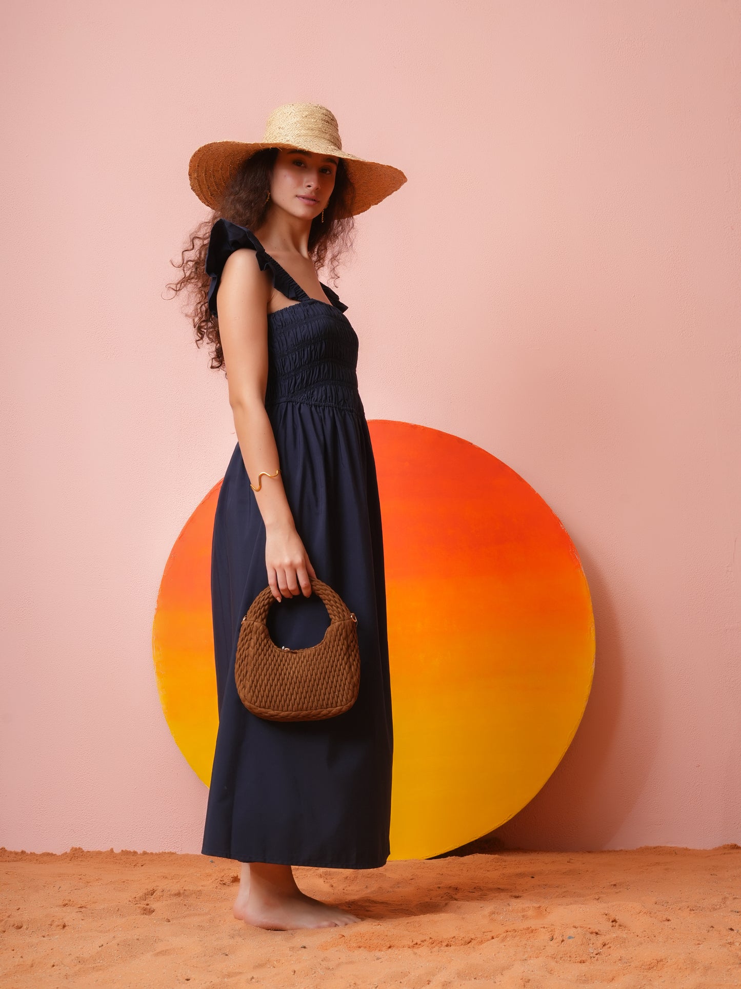 Navy Mirage Dress