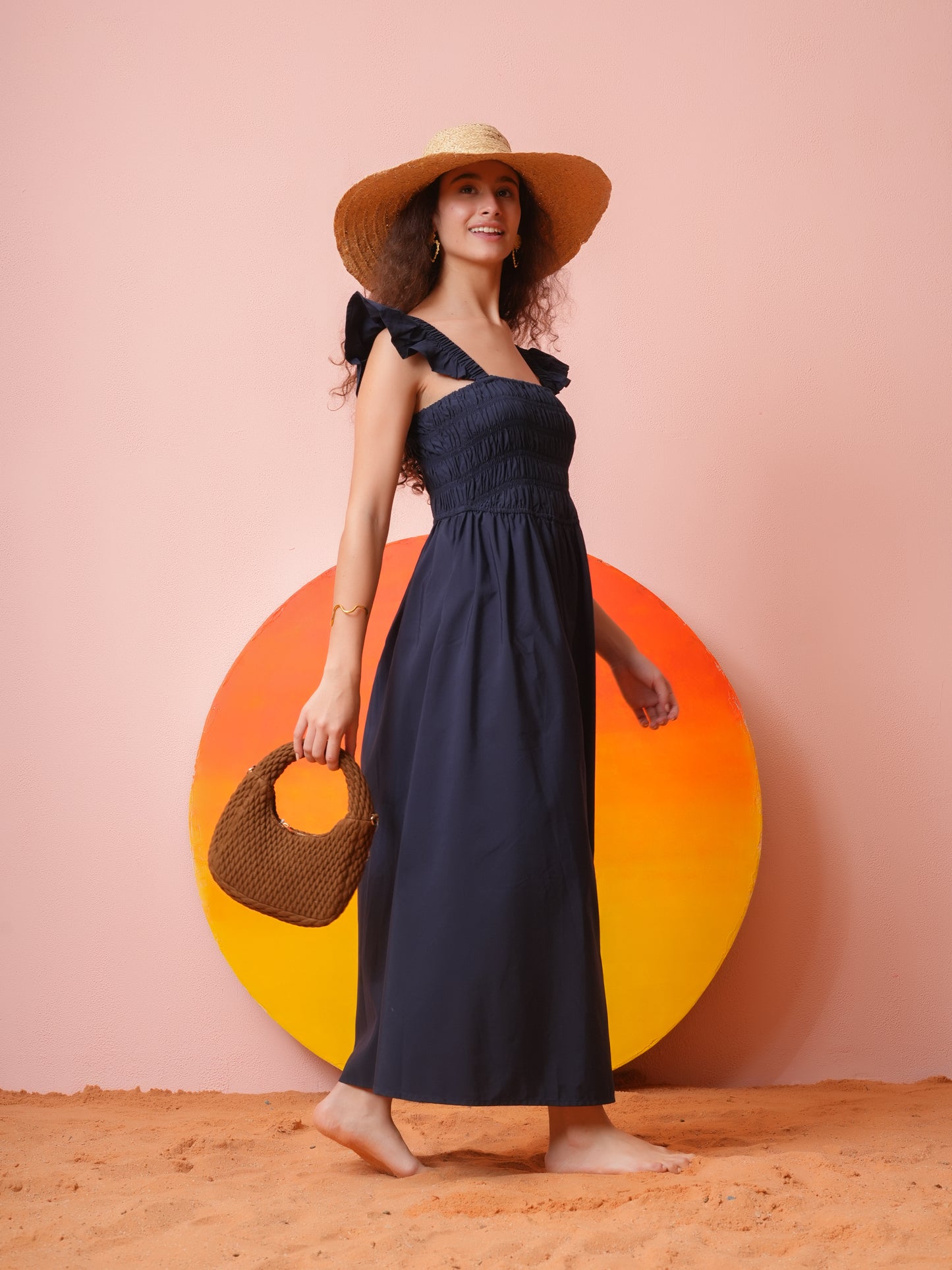 Navy Mirage Dress