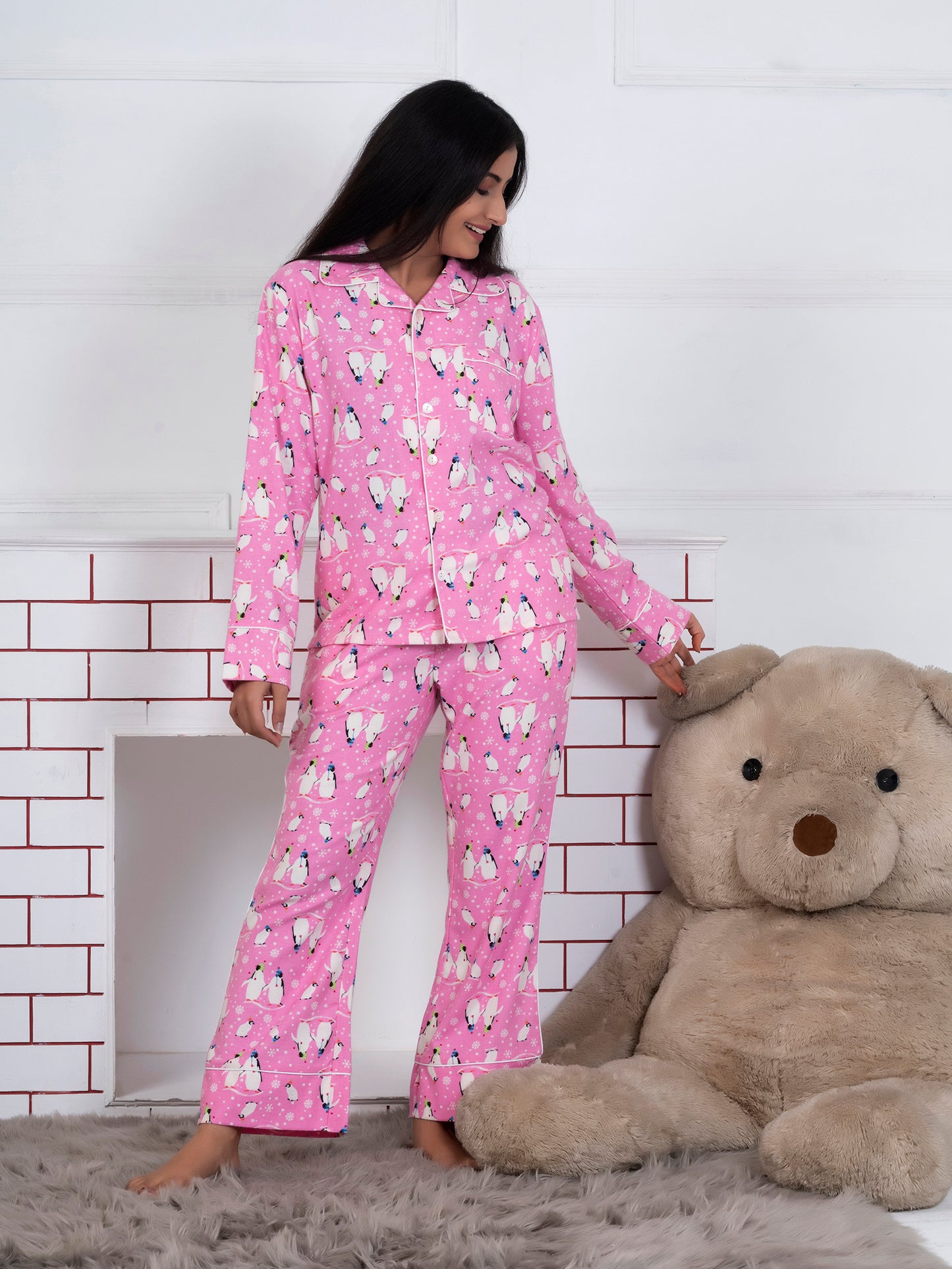 Pink Penguin Adult Set