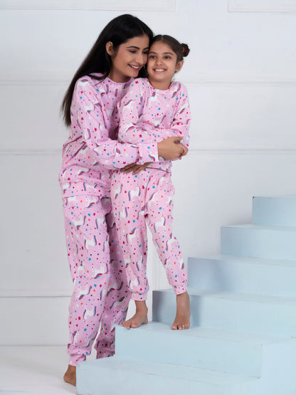 Pink Unicorn Combo Set (Adult & Kids)