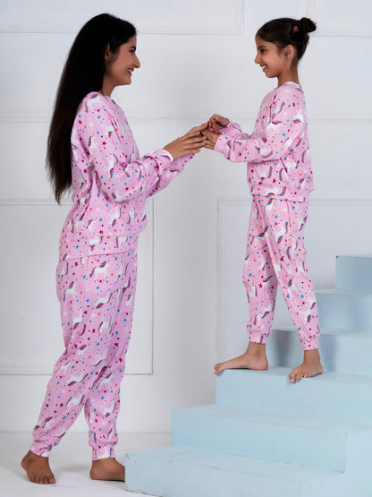 Pink Unicorn Combo Set (Adult & Kids)