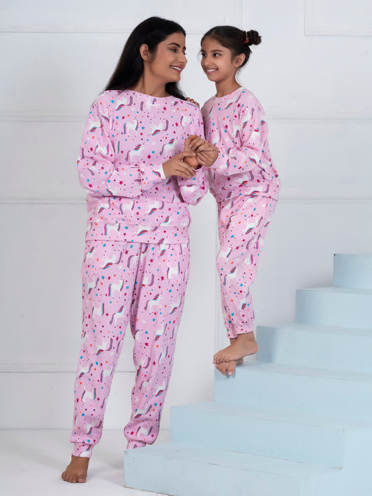 Pink Unicorn Combo Set (Adult & Kids)