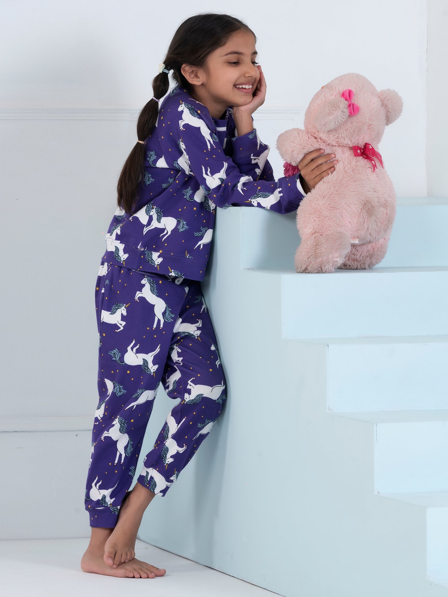 Purple Unicorn Kids Set