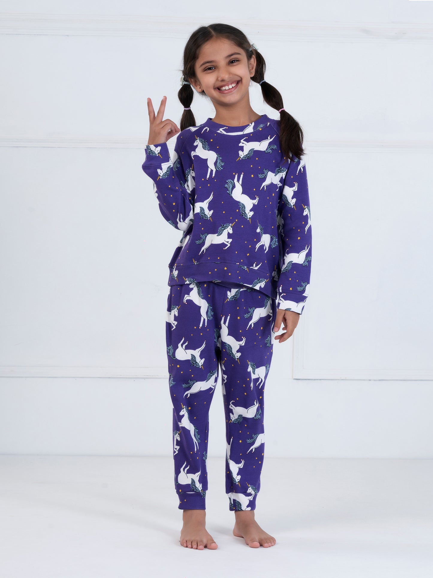 Purple Unicorn Kids Set