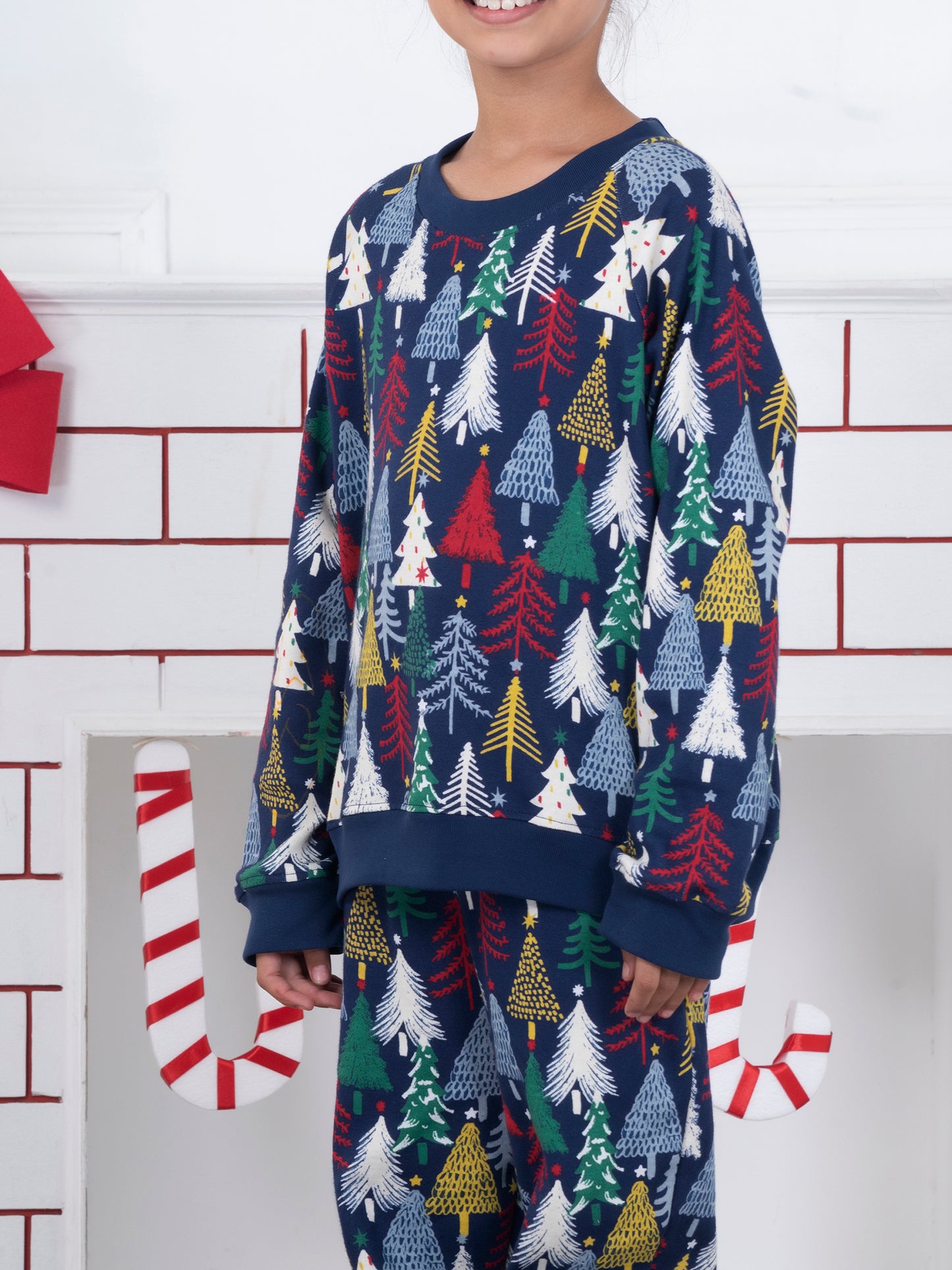 Navy Christmas Tree Kids Set