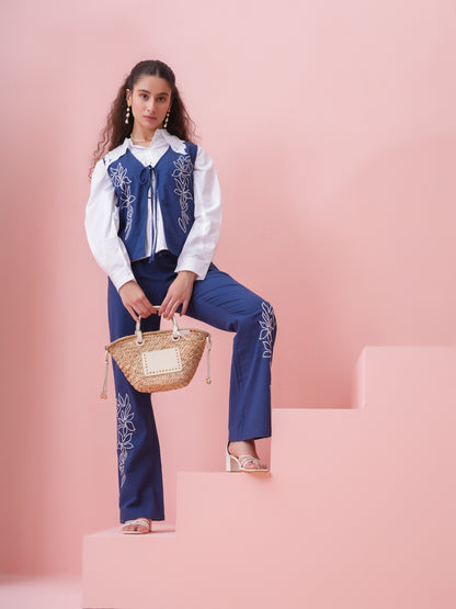 Indigo Poise Co-ord Set