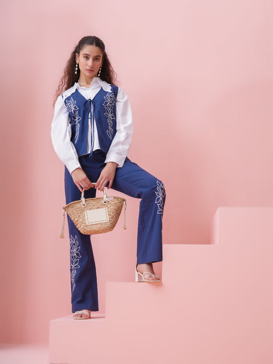 Indigo Poise Co-ord Set
