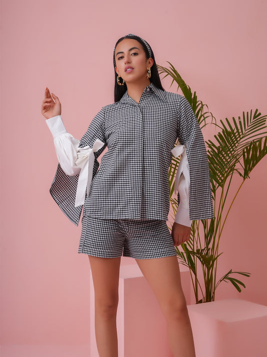 Gingham Crush in Black