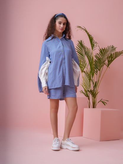 Gingham Crush in Blue
