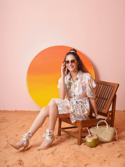 Lemon Riviera Dress