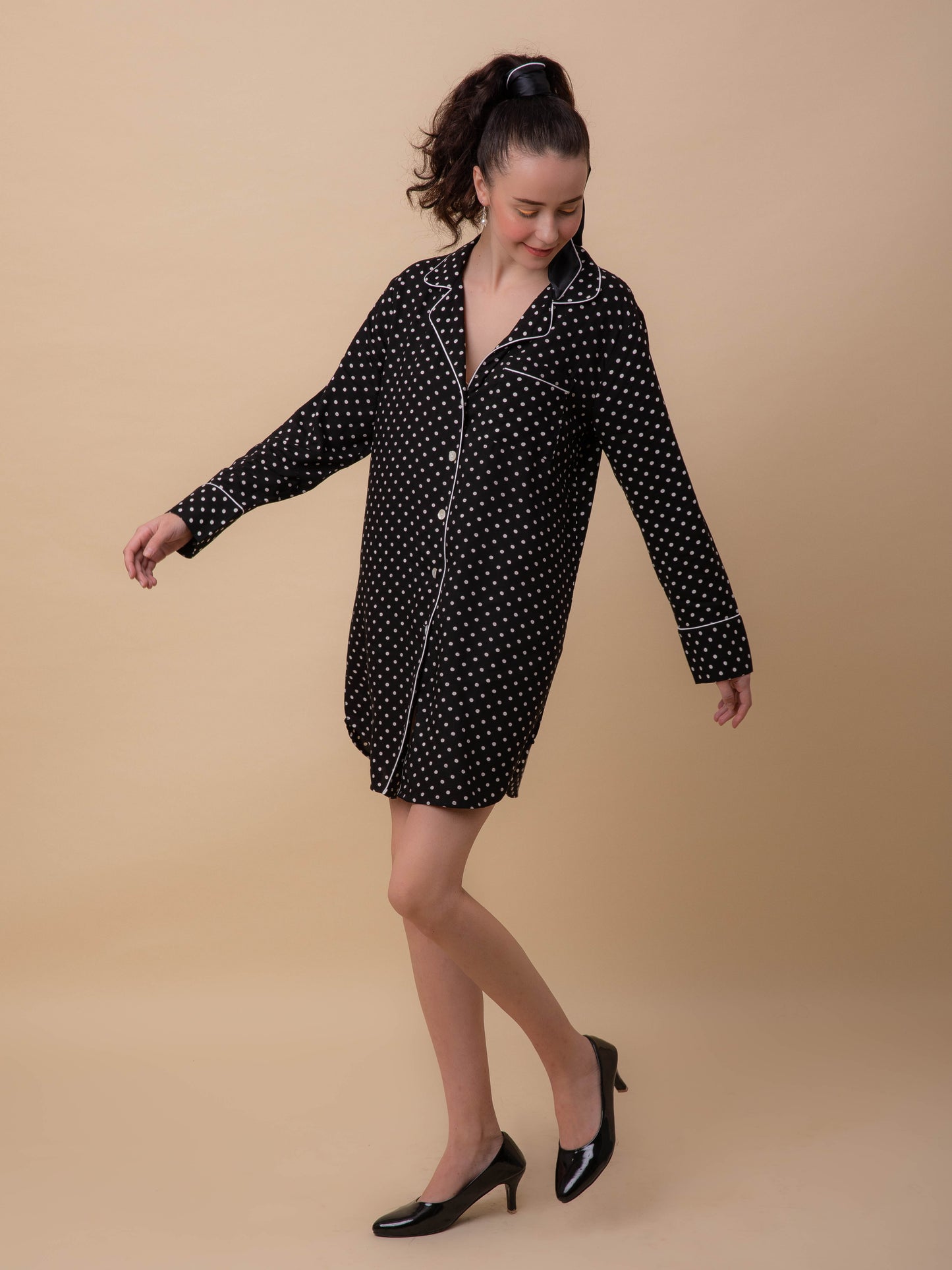 Retro Polka Sleepshirt